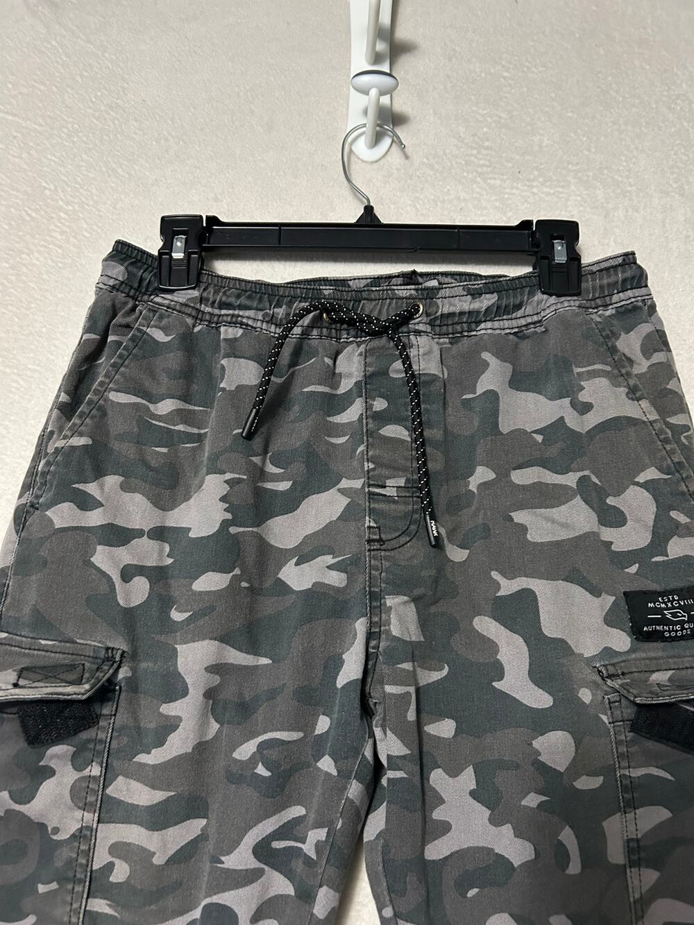Tony Hawk Men's M/M Camo Cargo Pants Baggy Skater Drawstring Y2K